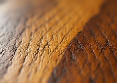 Restauriertes Holzmöbelstück mit natürlicher Textur